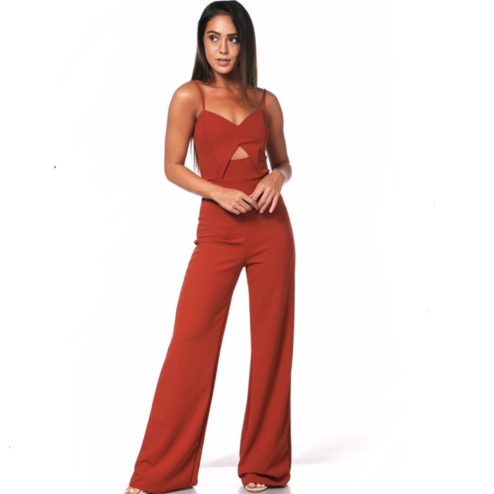 Rust Orange romper